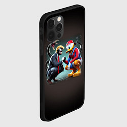 Чехол для iPhone 12 Pro Venom-Trump and Spider-Duck meme, цвет: 3D-черный — фото 2