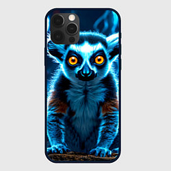 Чехол iPhone 12 Pro Лемур и удар молнии