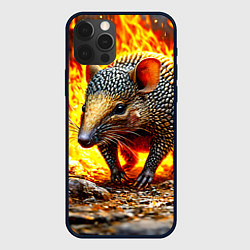 Чехол iPhone 12 Pro Броненосец в огне