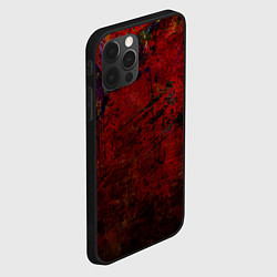 Чехол для iPhone 12 Pro Абстракция - dark grunge mood, цвет: 3D-черный — фото 2