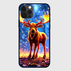 Чехол iPhone 12 Pro Лосенок в лесу