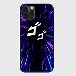 Чехол iPhone 12 Pro JoJo Bizarre Adventure neon energy