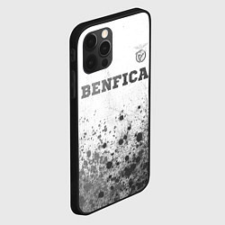 Чехол для iPhone 12 Pro Benfica - white gradient посередине, цвет: 3D-черный — фото 2