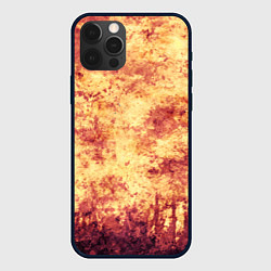 Чехол для iPhone 12 Pro Абстракция - calm fire, цвет: 3D-черный