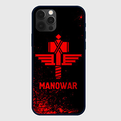 Чехол iPhone 12 Pro Manowar - red gradient