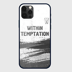 Чехол iPhone 12 Pro Within Temptation - white gradient посередине
