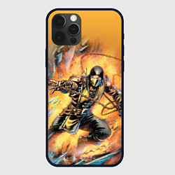 Чехол iPhone 12 Pro Scorpion - Mortal Kombat