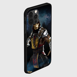 Чехол для iPhone 12 Pro Mortal Kombat - Скорпион, цвет: 3D-черный — фото 2