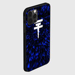 Чехол для iPhone 12 Pro Tokio Hotel blue energy, цвет: 3D-черный — фото 2