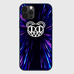 Чехол iPhone 12 Pro Radiohead neon energy