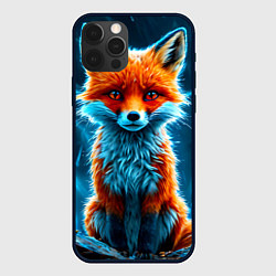 Чехол iPhone 12 Pro Лиса и молния