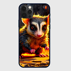Чехол iPhone 12 Pro Опоссум в огне