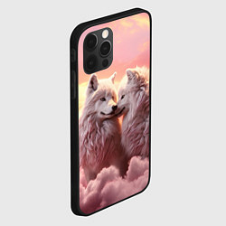 Чехол для iPhone 12 Pro Волчья страсть, цвет: 3D-черный — фото 2