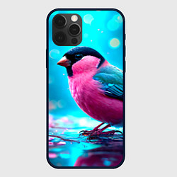 Чехол iPhone 12 Pro Розовый снегирь