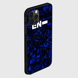 Чехол для iPhone 12 Pro Enhypen blue energy, цвет: 3D-черный — фото 2