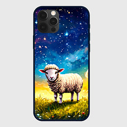 Чехол iPhone 12 Pro Овечка и звездное небо