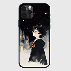 Чехол для iPhone 12 Pro Гарри Поттер в черной мантии, цвет: 3D-черный