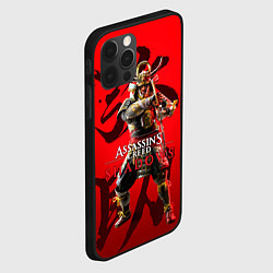 Чехол для iPhone 12 Pro Assassins Creed Shadows - samurai Yasuke, цвет: 3D-черный — фото 2