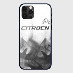 Чехол для iPhone 12 Pro Citroen - white gradient посередине, цвет: 3D-черный