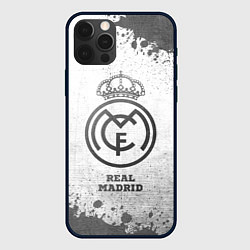 Чехол iPhone 12 Pro Real Madrid - white gradient