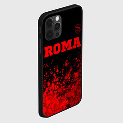 Чехол для iPhone 12 Pro Roma - red gradient посередине, цвет: 3D-черный — фото 2
