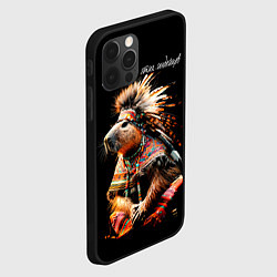 Чехол для iPhone 12 Pro Все дуреют с этих индейцев, цвет: 3D-черный — фото 2