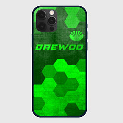 Чехол iPhone 12 Pro Daewoo - green gradient посередине