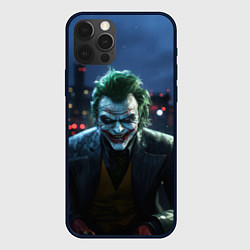 Чехол для iPhone 12 Pro Зловещий Джокер, цвет: 3D-черный