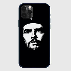 Чехол для iPhone 12 Pro Че Гевара тёмный фон, цвет: 3D-черный
