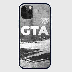 Чехол iPhone 12 Pro GTA - grey gradient посередине