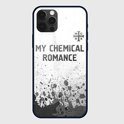 Чехол iPhone 12 Pro My Chemical Romance - white gradient посередине