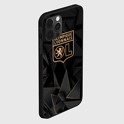 Чехол для iPhone 12 Pro Lyon golden poly, цвет: 3D-черный — фото 2