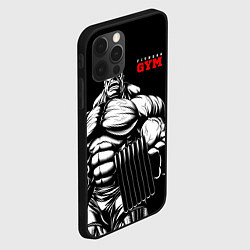Чехол для iPhone 12 Pro Fitness GYM - jock, цвет: 3D-черный — фото 2