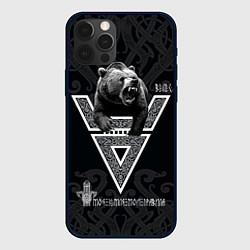 Чехол iPhone 12 Pro Моя земля мои правила: медведь