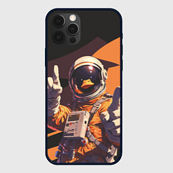 Чехол iPhone 12 Pro Птичий астронавт