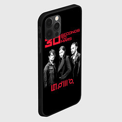Чехол для iPhone 12 Pro 30 Seconds to Mars poster, цвет: 3D-черный — фото 2