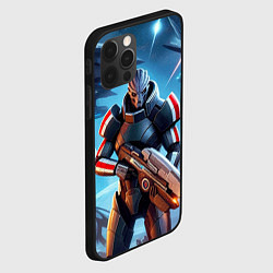 Чехол для iPhone 12 Pro Mass Effect - space fantasy, цвет: 3D-черный — фото 2