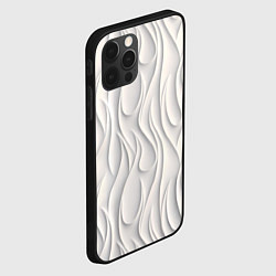 Чехол для iPhone 12 Pro Рельефный узор, цвет: 3D-черный — фото 2