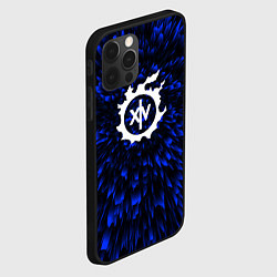 Чехол для iPhone 12 Pro Final Fantasy blue energy, цвет: 3D-черный — фото 2