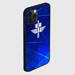 Чехол для iPhone 12 Pro Manowar blue poly, цвет: 3D-черный — фото 2