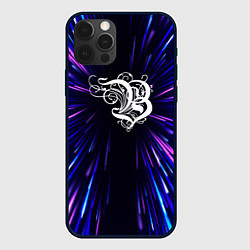 Чехол для iPhone 12 Pro Burzum neon energy, цвет: 3D-черный