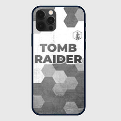 Чехол iPhone 12 Pro Tomb Raider - white gradient посередине