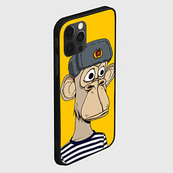 Чехол для iPhone 12 Pro NFT ape turtleneck, цвет: 3D-черный — фото 2