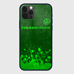 Чехол iPhone 12 Pro Volkswagen - green gradient посередине