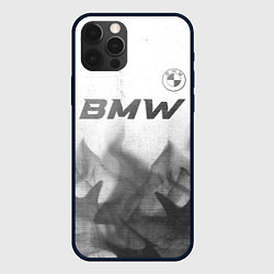 Чехол iPhone 12 Pro BMW - white gradient посередине