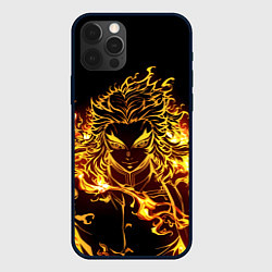 Чехол для iPhone 12 Pro Ренгоку Кёджуро, цвет: 3D-черный