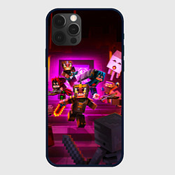 Чехол iPhone 12 Pro Майнкрафт в подземелье