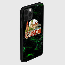 Чехол для iPhone 12 Pro Город Саратов Россия, цвет: 3D-черный — фото 2
