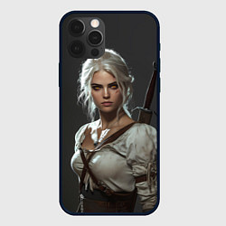 Чехол iPhone 12 Pro Цири строгий взгляд