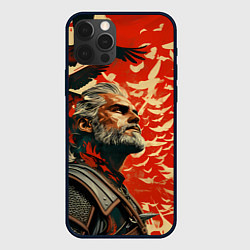Чехол iPhone 12 Pro Ведьмак и птицы